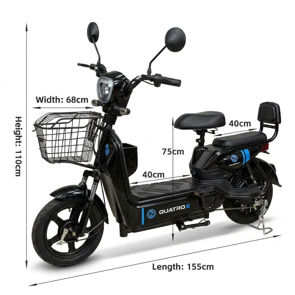 Moto Eléctrica 500WATTS Q-500  48V20AH